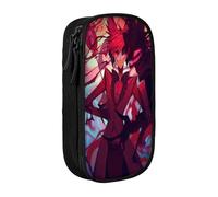 YINGD Hazbin Hotel Helluva Boss Big Capacity Pencil Pouch Big Capacity Waterproof and Durable Pencil Bag Pencil Case Zipper Organizer Box