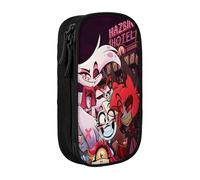 YINGD Hazbin Hotel Helluva Boss Big Capacity Pencil Pouch Big Capacity Waterproof and Durable Pencil Bag Pencil Case Zipper Organizer Box