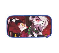 YINGD Helluva Boss Big Capacity Pencil Case, Aesthetic Pen Pouch School Supplies Organizer Multiple Compartments