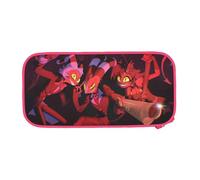 YINGD Helluva Boss Big Capacity Pencil Case, Aesthetic Pen Pouch School Supplies Organizer Multiple Compartments