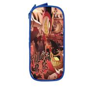 YINGD Helluva Boss Big Capacity Pencil Case, Aesthetic Pen Pouch School Supplies Organizer Multiple Compartments