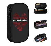 YINGD Helluva Boss Big Capacity Pencil Case, Aesthetic Pen Pouch School Supplies Organizer Multiple Compartments