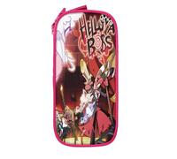 YINGD Helluva Boss Big Capacity Pencil Case, Aesthetic Pen Pouch School Supplies Organizer Multiple Compartments