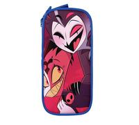 YINGD Helluva Boss Big Capacity Pencil Case, Aesthetic Pen Pouch School Supplies Organizer Multiple Compartments