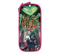 YINGD Helluva Boss Big Capacity Pencil Case, Aesthetic Pen Pouch School Supplies Organizer Multiple Compartments