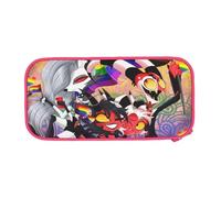 YINGD Helluva Boss Big Capacity Pencil Case, Aesthetic Pen Pouch School Supplies Organizer Multiple Compartments