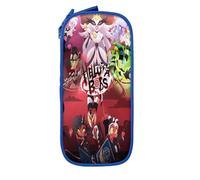 YINGD Helluva Boss Big Capacity Pencil Case, Aesthetic Pen Pouch School Supplies Organizer Multiple Compartments