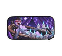 YINGD Helluva Boss Big Capacity Pencil Case, Aesthetic Pen Pouch School Supplies Organizer Multiple Compartments