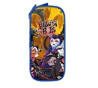 YINGD Helluva Boss Big Capacity Pencil Case, Aesthetic Pen Pouch School Supplies Organizer Multiple Compartments