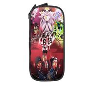 YINGD Helluva Boss Big Capacity Pencil Case, Aesthetic Pen Pouch School Supplies Organizer Multiple Compartments