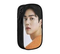 YINGD Helluva Boss Big Capacity Pencil Case, Aesthetic Pen Pouch School Supplies Organizer Multiple Compartments