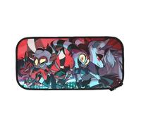 YINGD Helluva Boss Big Capacity Pencil Case, Aesthetic Pen Pouch School Supplies Organizer Multiple Compartments