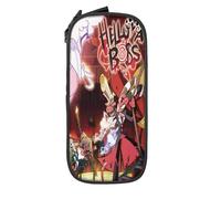 YINGD Helluva Boss Big Capacity Pencil Case, Aesthetic Pen Pouch School Supplies Organizer Multiple Compartments