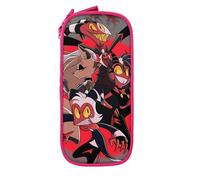 YINGD Helluva Boss Big Capacity Pencil Case, Aesthetic Pen Pouch School Supplies Organizer Multiple Compartments