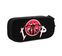 YINGD Helluva Boss Pencil Case, Multipurpose Pencase,Large Capacity Durable Stationery Bag Organizer School Office Supplies-Pencilcase