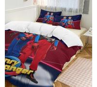 YINGD Henry Danger 3-Piece Bedding Set Duvet Cover Set Soft Warm And Comfortable Soft Bed Set with 1 Duvet Cover And 2 Pillowcases for Bedroom