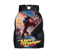 YINGD Henry Danger Backpack Laptop School Bag College Student Satchel Lightweight Basic BackpackFor Adult Teen Kids