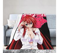 YINGD High School DxD Rias Gremory Throw Blanket for Couch Sofa Fluffy Microfiber Throw Soft, Cozy, Lightweight Suitable for Bed,Sofa,Ch 125CM X 100CM