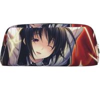 YINGD Highschool DxD Anime Zipper Pencil case Large-Capacity Stationery Bag Suitable for School Office Boys and Girls