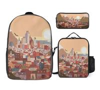 YINGD Hilda Backpack School Explorer Set Three Piece Discovery Combo