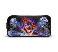 YINGD Hip Hop ICP Insane Clown Posse Pencil Case Student Pen Bag Storage Organizer Pencil Case Stationery Bag Office Supplies for Kids and Adult