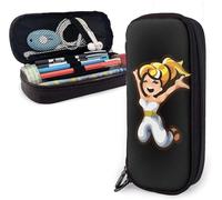 YINGD Hollow Knight (2) Big Capacity Pen Case Leather Pencil Case Durable Pen Pouch Desk Organizer with Zipper for School & Office Supplies Style 7