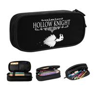 YINGD Hollow Knight Pencil Case Ghost Game Pen Bag Student Big Capacity Students School Zipper Pencilcases