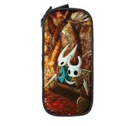 YINGD Hollow Knight Pencil Case, Large Capacity Pencil Pouch, Aesthetic Zipper Stationery Bag, Back to School Supplies for College Student Office