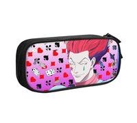 YINGD Hunter X Hunter Pencil Case, Multipurpose Pencase,Large Capacity Durable Stationery Bag Organizer School Office Supplies