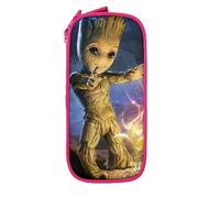 YINGD I Am Groot Big Capacity Pencil Case, Large Pencil Pouch Pen Box Bag Pencil Cases Holder Organizer, Back to School Supplies for Kids Girls Boys Student
