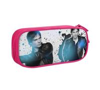 YINGD Ian Somerhalder The Vampire Diaries Pencil Case Large Capacity Doublelayer Pen Bag School Stationery Pouch Pencil case Supplies