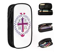 YINGD IC XC Nika Christogramme Jesus Christ is Winner Pencil Cases Pencilcases Pen Holder for Girl Boy Large Storage Bags Stationery