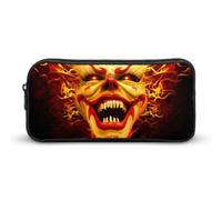 YINGD ICP Insane Clown Posse Band Pencil Case Student Pen Bag Storage Organizer Pencil Case Stationery Bag Office Supplies for Kids and Adult