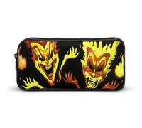 YINGD Insane Clown Posse Hatchet Man Pencil Case Student Pen Bag Storage Organizer Pencil Case Stationery Bag Office Supplies for Kids and Adult