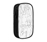 YINGD Inspector Gadget Pencil Case Extra Pen Slots Design - 8 Holders for Markers, Pencils, Brushes (Office & School Use)