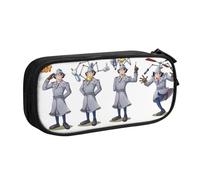 YINGD Inspector Gadget Pencil Case for Puzzle Lovers - Mesh Pockets for Pens, Magnifiers, Small Pieces (Portable Design)