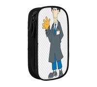 YINGD Inspector Gadget Pencil Case Heavy-Duty Storage Pouch - Water-Resistant Design for School, Office, Hiking Trips