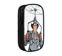 YINGD Inspector Gadget Pencil Case with Magnetic Closure - Quick-Access Design for Pens, Sticky Notes, Paper Clips