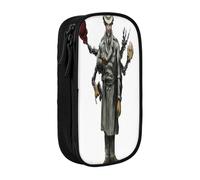 YINGD Inspector Gadget Pencil Case with RFID-Blocking Pocket - Secure Oxford Cloth Organizer for Cards, Pens, Cash