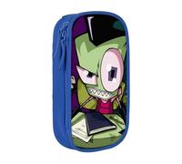 YINGD Invader Zim Pencil Case Large Capacity Doublelayer Pen Bag School Student Stationery Pouch Pencil case Supplies Pencase