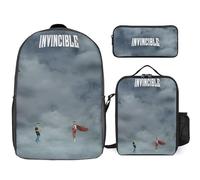 YINGD Invincible Backpack Knowledge Space Colony Bookbag with Dome Lunch System