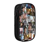 YINGD Jacob Elordi (18) Pencilcase Large Capacity Pencil Case Double Zipper Stationery Bag with Compartments for Boy Girl-YAS964