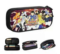 YINGD Japan Football Manga S Anime Pencil Case Lovely Captain Tsubasa Pen Box Bags Student Big Capacity Office Gifts Stationery Bag