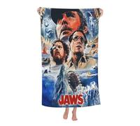 YINGD Jaws Classic Movie Beach Towel - Quick-Dry Microfiber, Ultra-Absorbent, Windproof & Sun-Protective - Ideal for Beach, Travel, Camping & Vacation, Camping Gear | Movie The