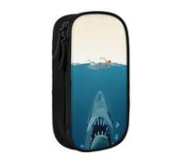 YINGD Jaws Pencil Box Multipurpose Pencil Case Cute Pouch Holder Box Game Pen Pouch Bag Organize for Home Office