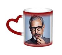 YINGD Jeff Mug Goldblum Color Changing Black Mug Magic Mug - 12 Oz Red