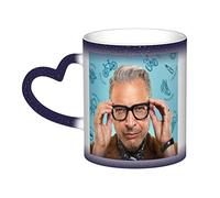 YINGD Jeff Mug Goldblum Custom Coffee Magic Mugs - Heat Sensitive Personalized Color Changing Cups - 12 oz Blue