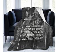 YINGD Johnny Depp Blanket Lamb Blanket D Print Plush Blanket Bedding Decor Blanket for Living Room Bedroom Dorm Decor