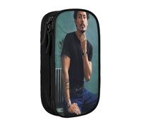 YINGD Johnny Depp Pencil Case Gift Set with Custom Print - Lightweight Oxford Fabric for Students, Travelers, Professionals