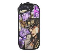 YINGD JoJo's Bizarre Adventure Large Pencil Case, Durable Pencil Pouch with Big Capacity, Portable Stationery Bag Student Office Supplies Girls Boys Kids